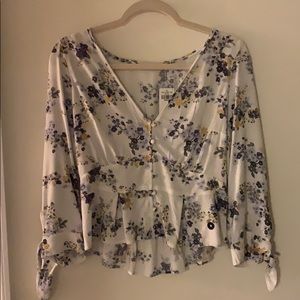 Floral Abercrombie Blouse